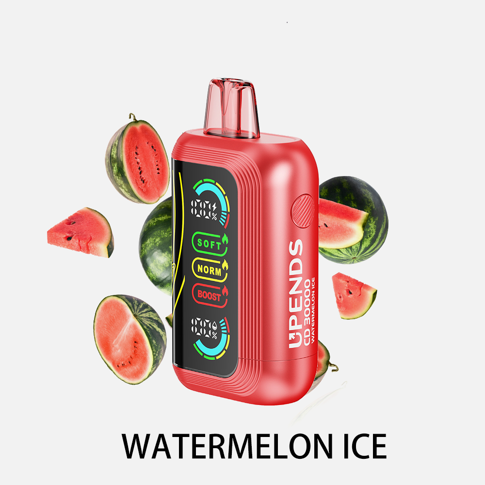 Upends CD3000 disposable vape 3000 puff Watermelon Ice | rokok elektrik sekali pakai rasa semangka dingin | harga grosir Indonesia