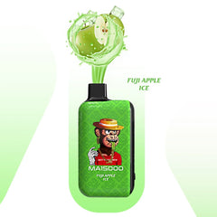SEA BAR MA15000 Fuji Apple Ice disposable vape โ crisp green apple taste blended with icy freshness. Dual mesh coil and Type-C charging for better experience.