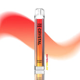TOPBAR Crystal Bar Watermelon โ 600 puffs disposable vape with 2% nic salt, 500mAh battery, mesh coil and crystal-clear body.