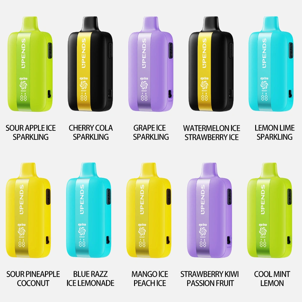 Upends UP7 vape full flavor lineup | rasa mint, anggur, stroberi, mangga, nanas | harga grosir rokok elektrik