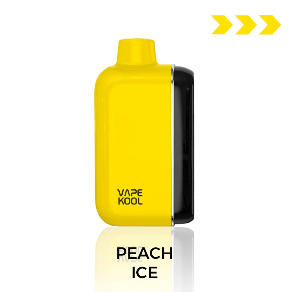 VAPEKOOL KOLOS 40000 Peach Ice – smooth and sweet peach flavor with refreshing menthol twist and curved design
