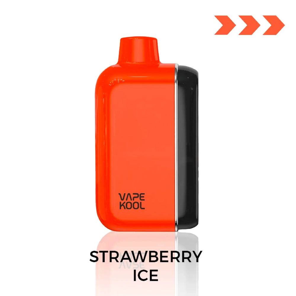 VAPEKOOL KOLOS 40000 Strawberry Ice – frozen strawberry flavor disposable vape with modern design and mesh coil
