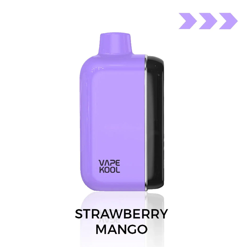 VAPEKOOL KOLOS 40000 Strawberry Mango – fruity mix with ripe mango and juicy strawberry in a modern curved vape device